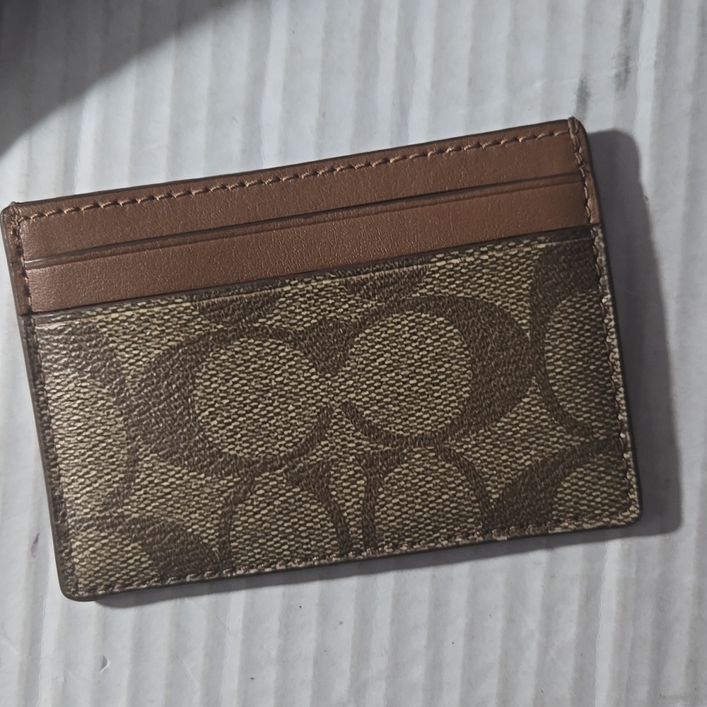 Coach Black Satin Wristlet with Gold Trim - Picture 8 of 10